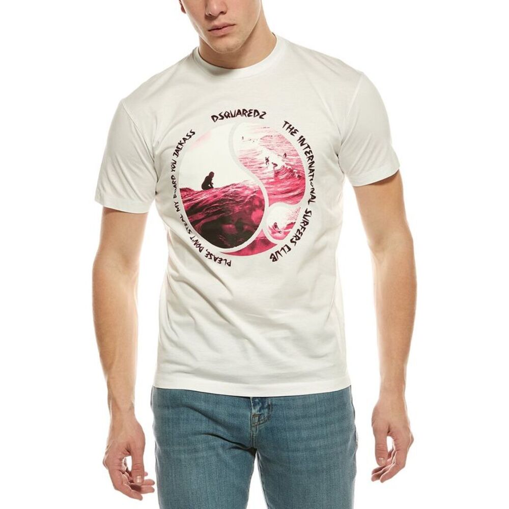 Dsquared2 Mens  T-Shirt, White